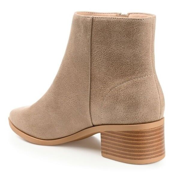 Journee Collection Women's Tru Comfort Foam Sadiya Ankle Bootie, Taupe 9.5M - Picture 2 of 8